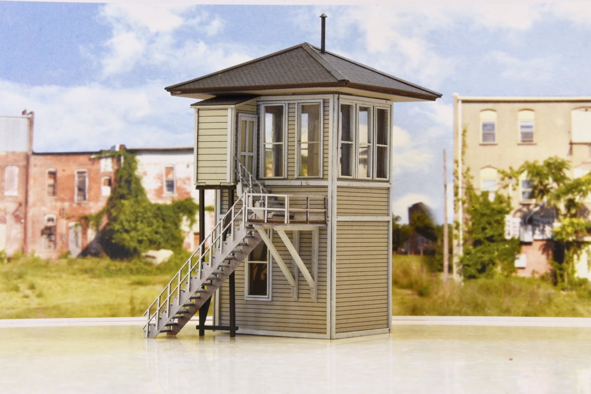 JUST RESTOCKED -- Arcadia, Ohio, NKP / LE&W Interlocking Tower in