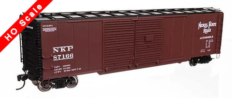 HO Scale Nickel Pate 50-foot Double Door Auto Boxcars
