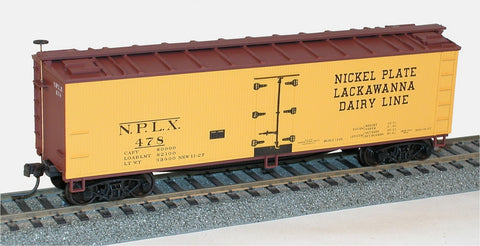 HO Scale Nickel Plate/Lackawanna Wooden Reefer -- NEW NUMBER